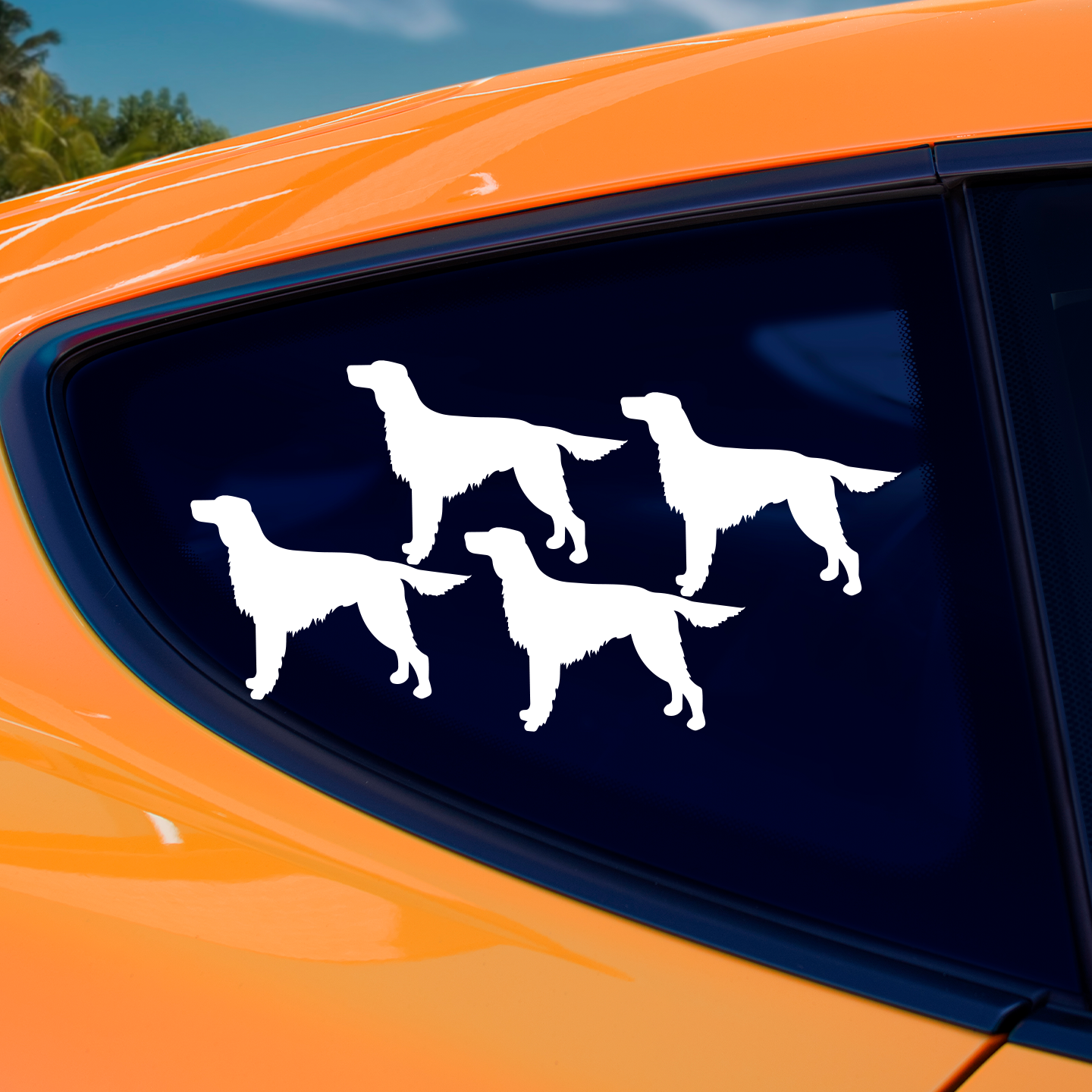 Irish Setter Silhouette Sticker