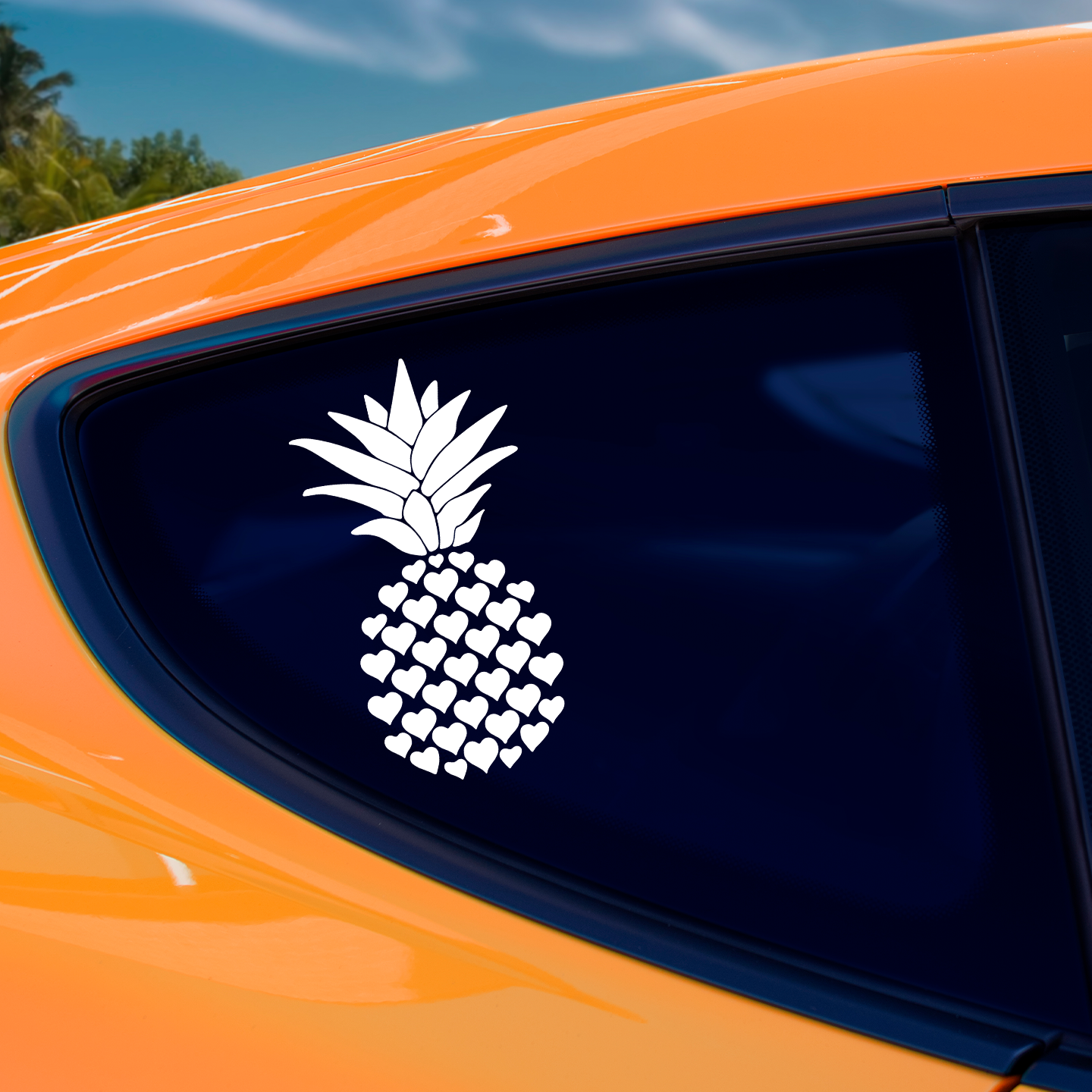 Pineapple Hearts Sticker