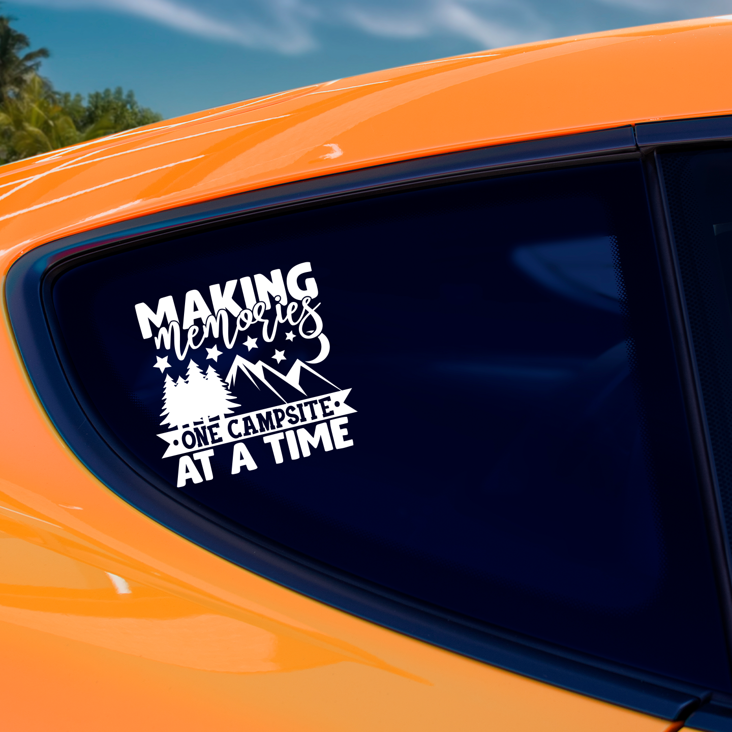 Making Memories One Campsite At A Time Sticker