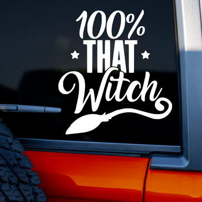 100% That Witch Sticker