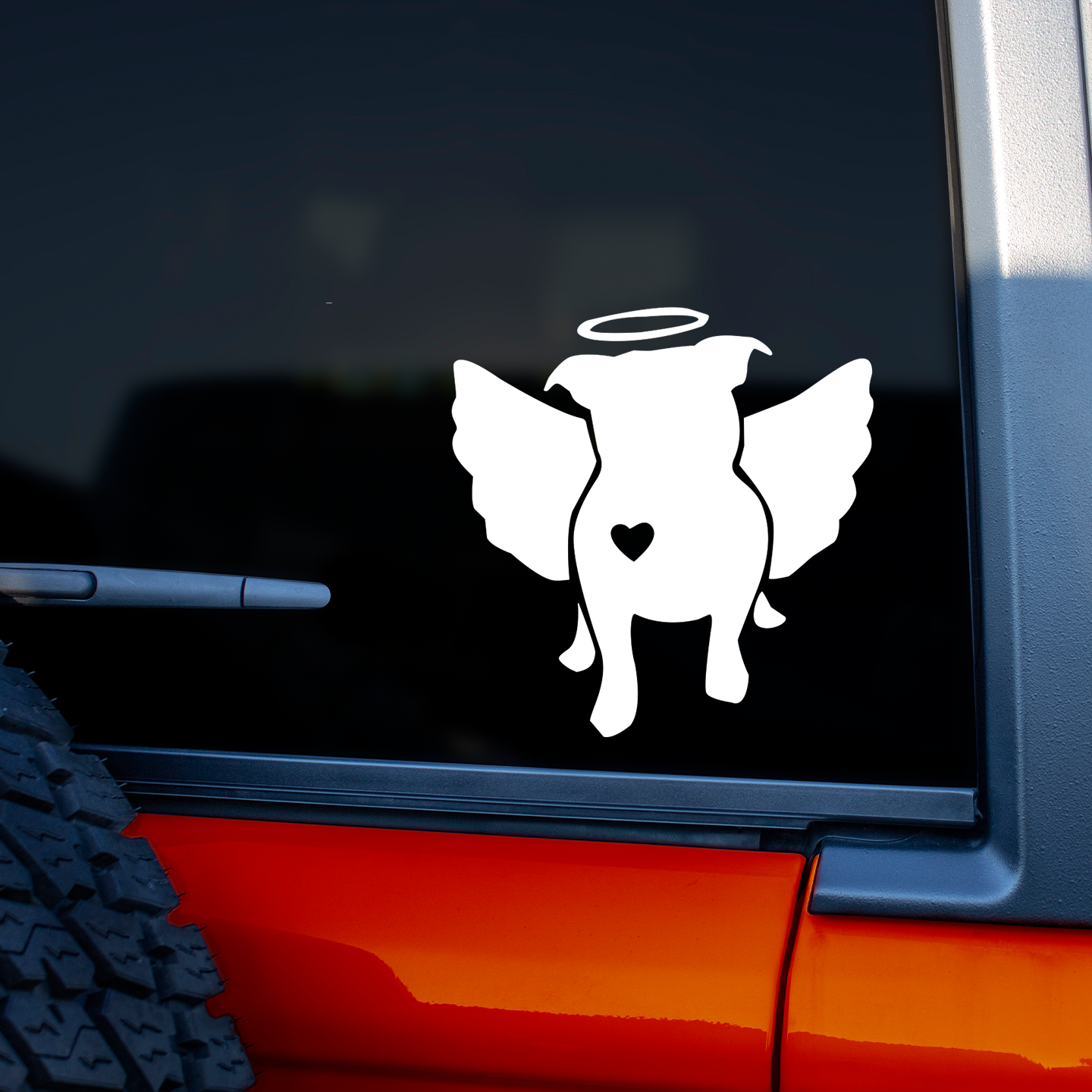 Staffordshire Bull Terrier With Wings Sticker
