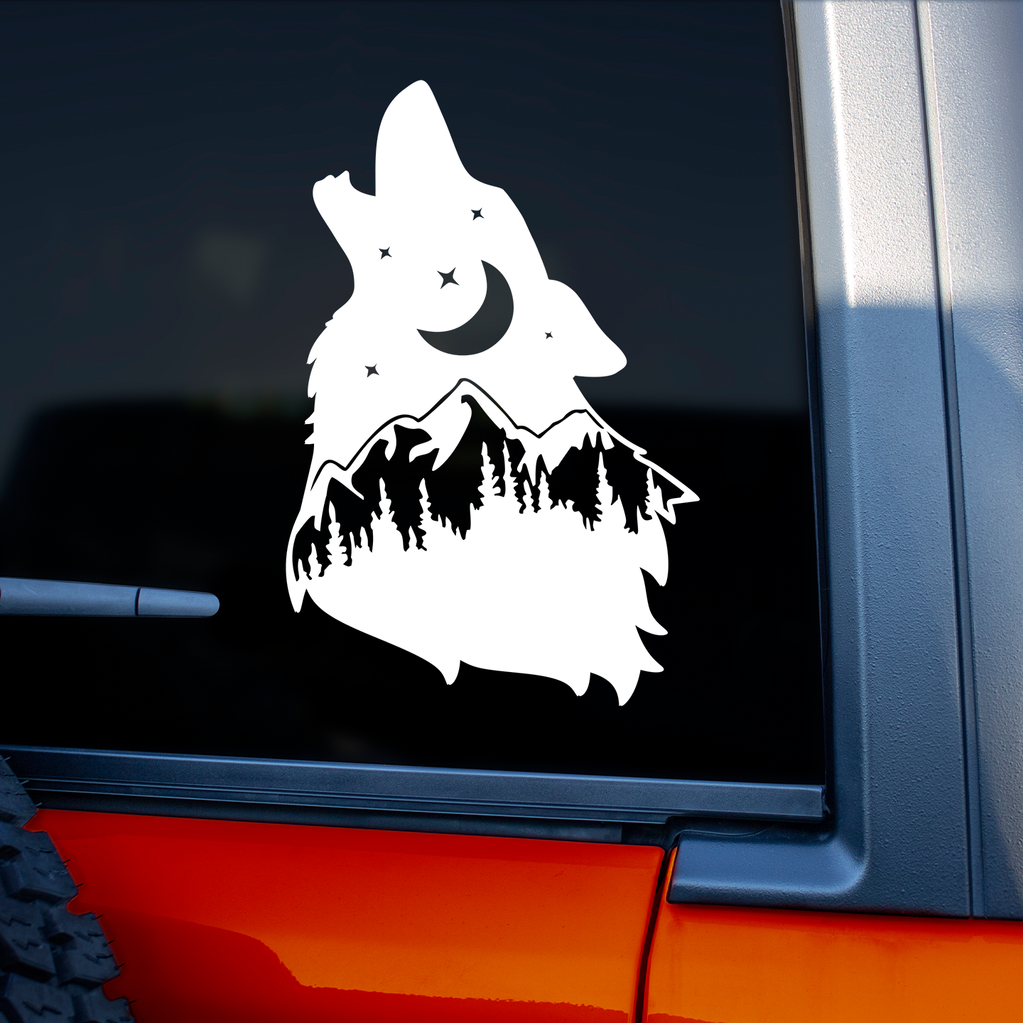 Wolf Forest Sticker