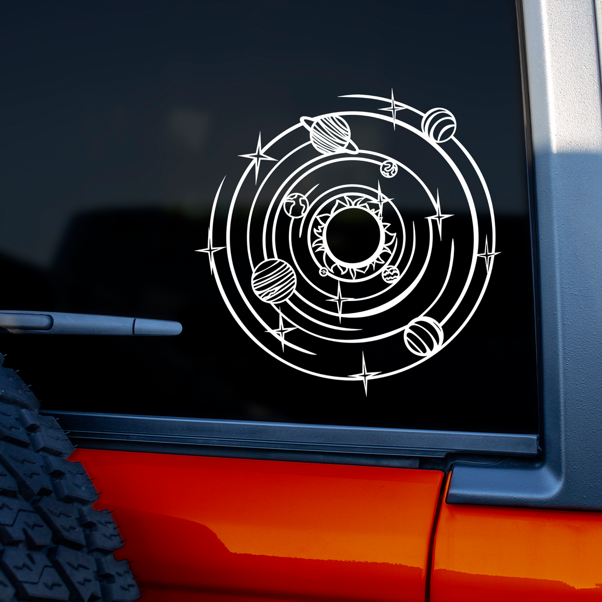 Sticker Car Solar Solar System Sticker | Celestial Stickers For Cars Australia – Pet ...