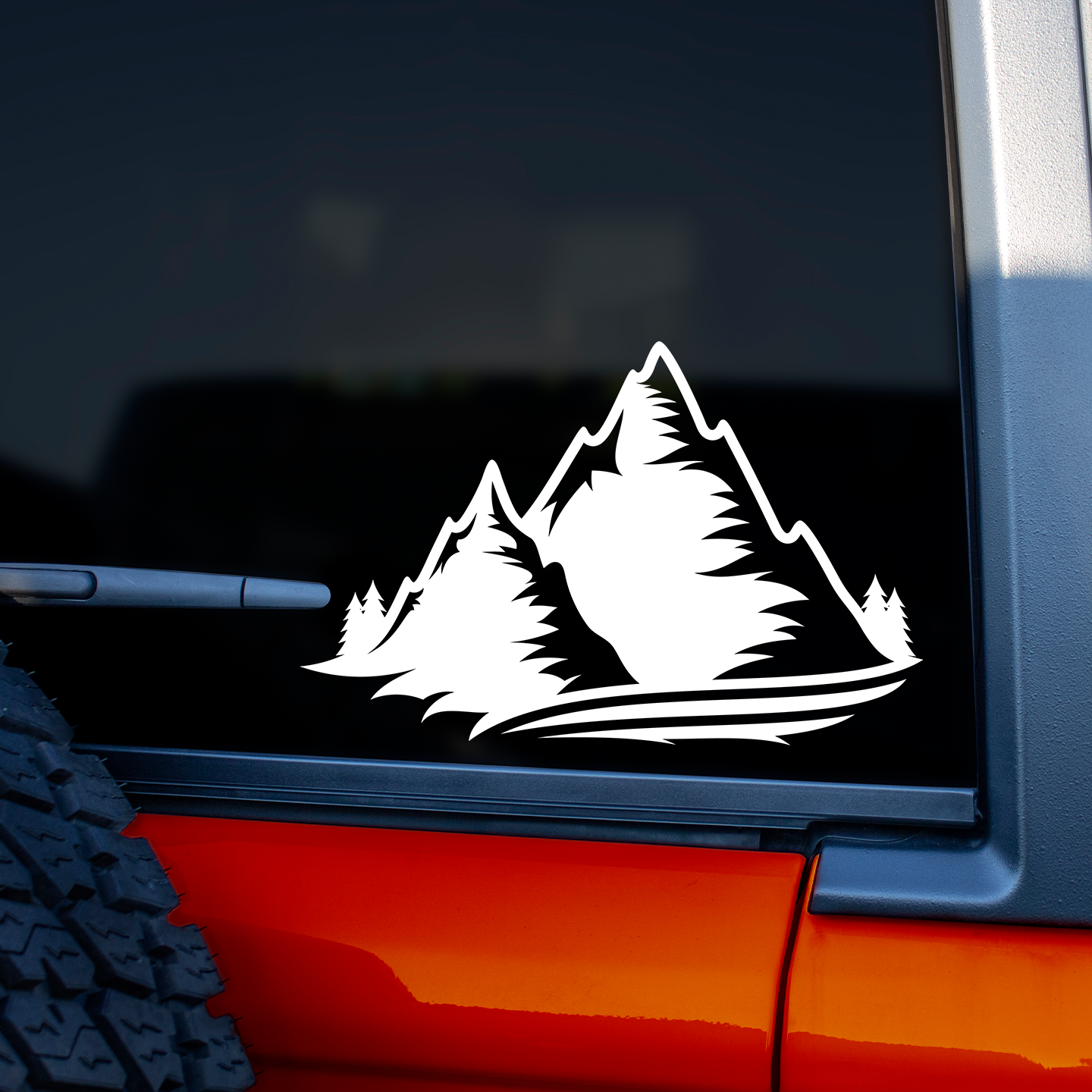 Mountain Forest Decal