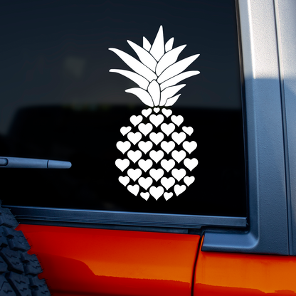 Pineapple Hearts Sticker