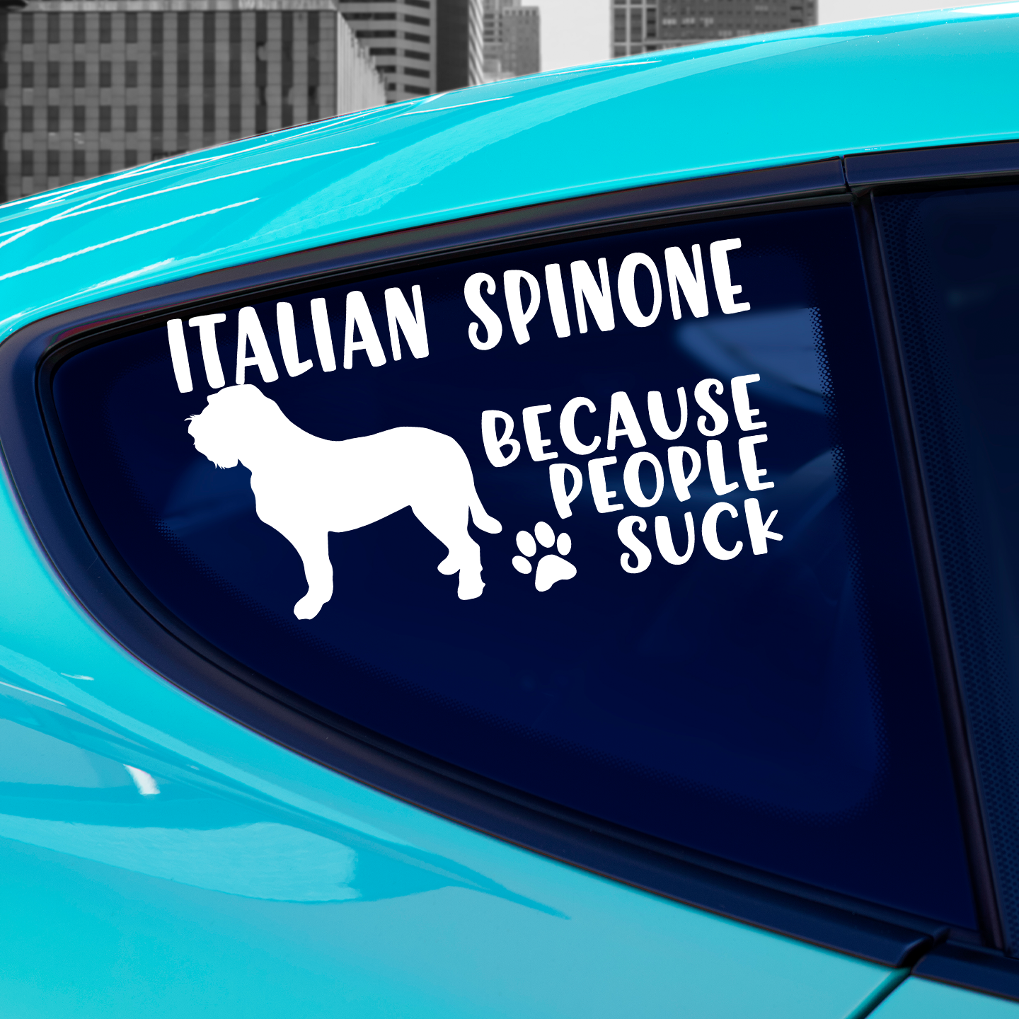 Italian Spinone Because People Suck Sticker