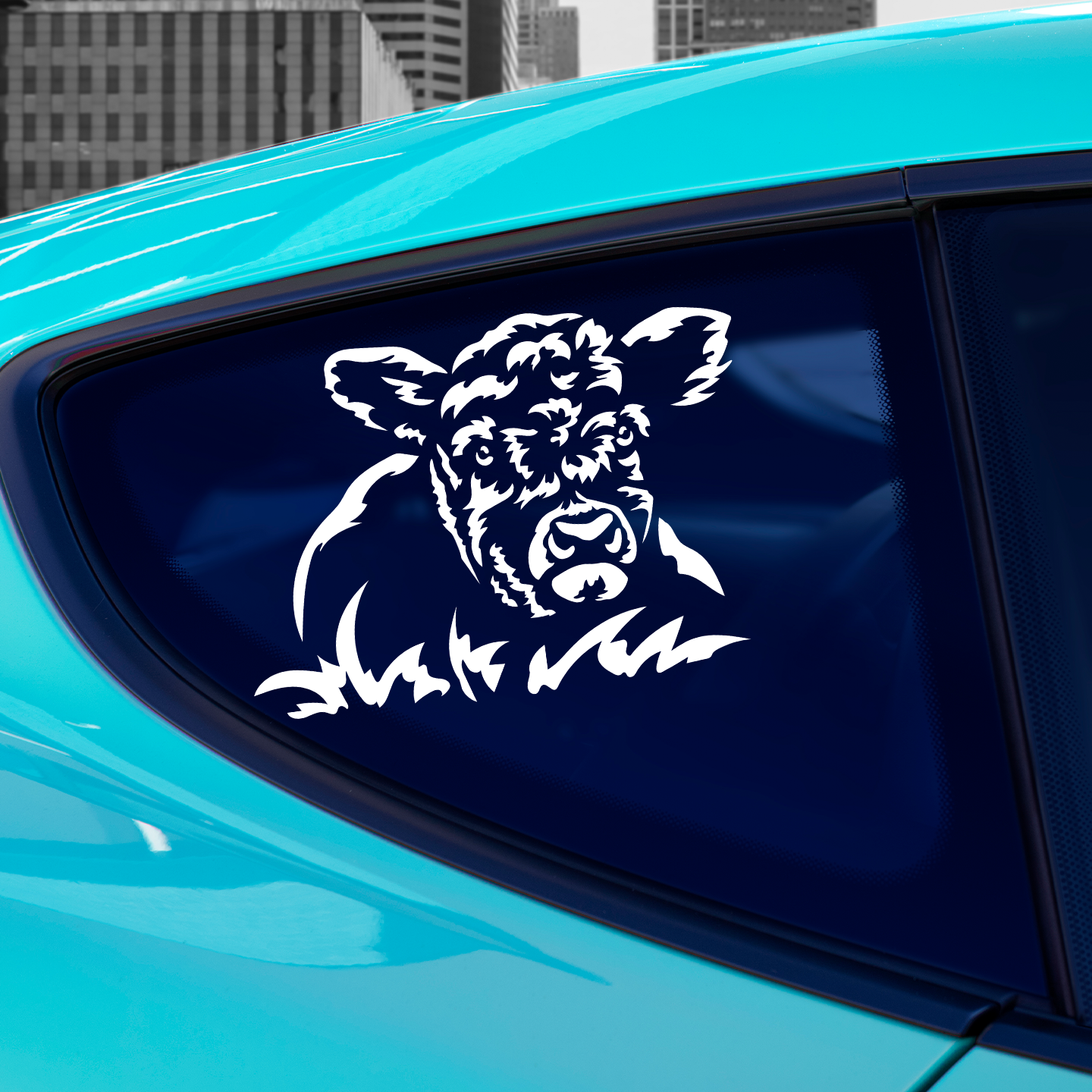 Highland Cow Calf Sticker