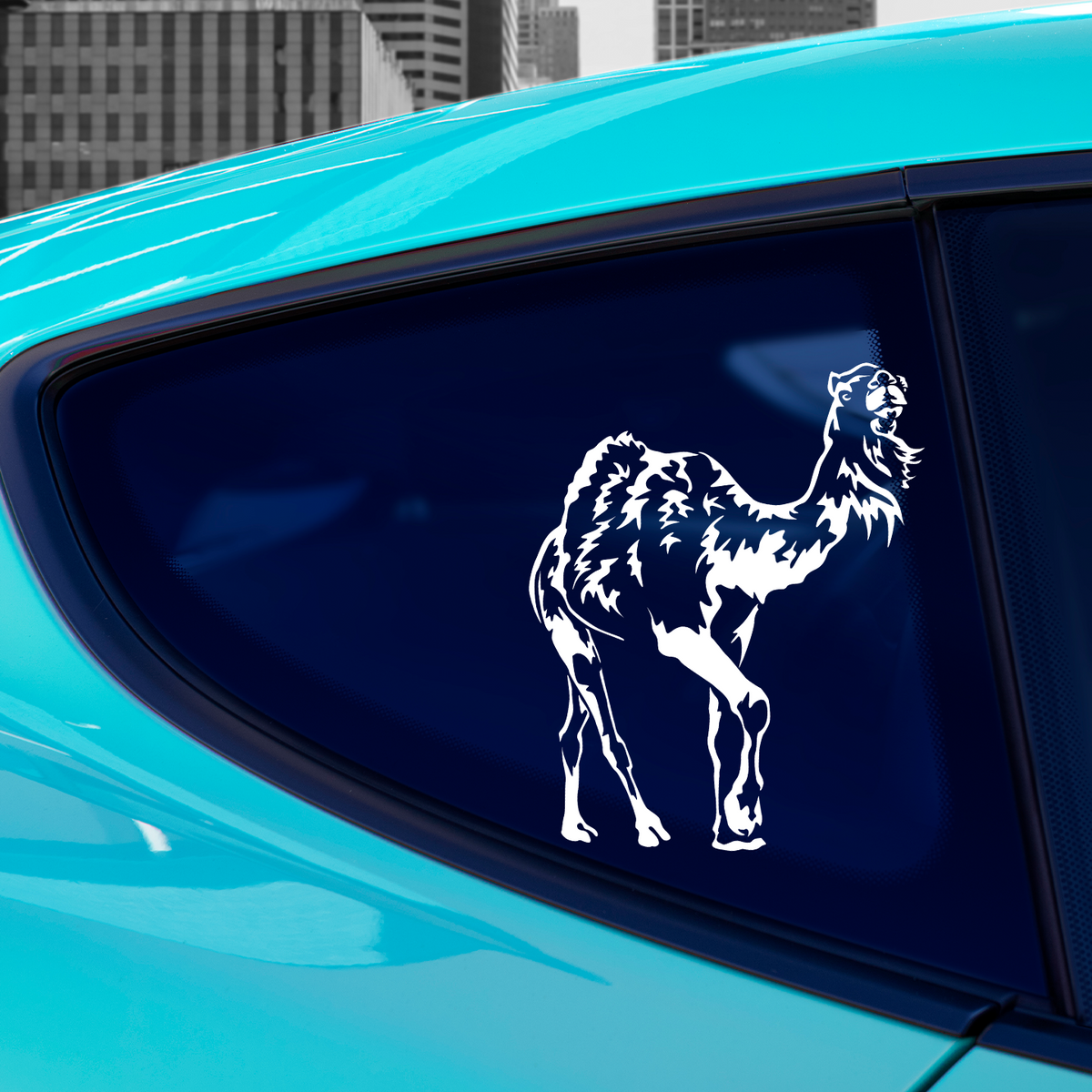 Sticker Silver Camel Camel Sticker | Camel Stickers For Cars Australia – Pet Stickers Australia