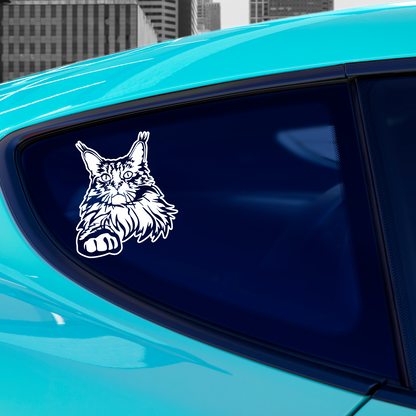 Maine Coon Cat Sticker