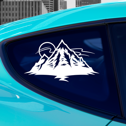 Mountain Sun Decal