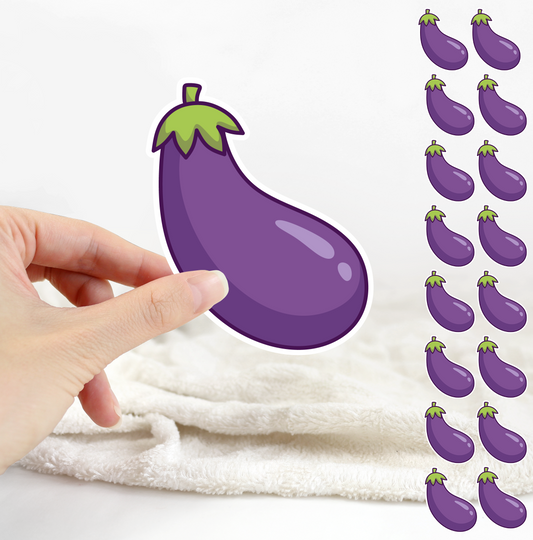 Eggplant Stickers