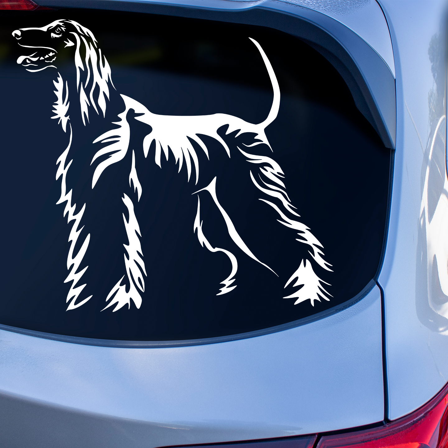 Afghan Hound Sticker | Dog Stickers For Cars Australia – Pet Stickers ...