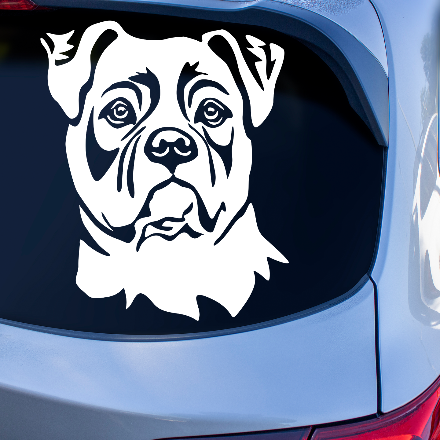 American Bulldog Sticker | Dog Stickers For Cars Australia – Pet ...
