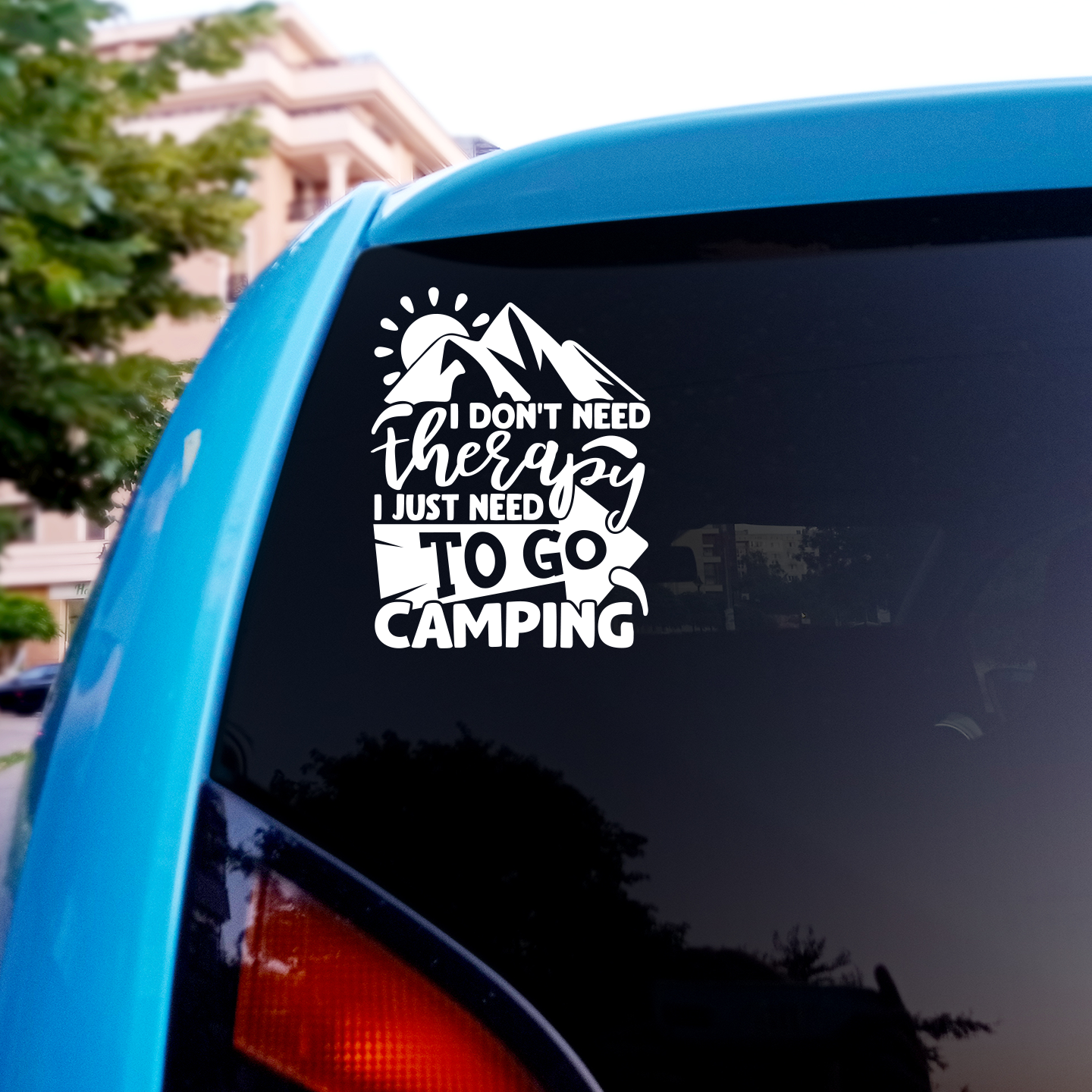 I Need To Go Camping Sticker