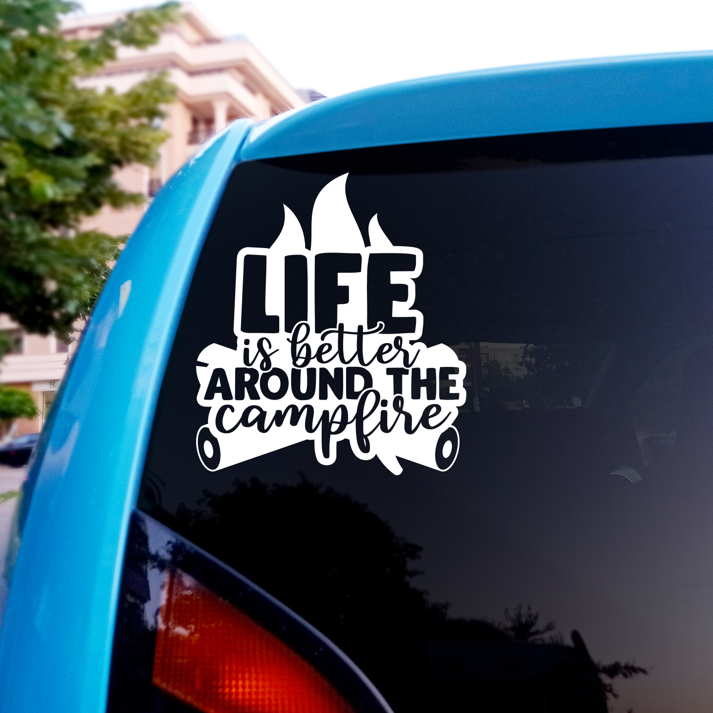 Life Is Better Around The Campfire Sticker