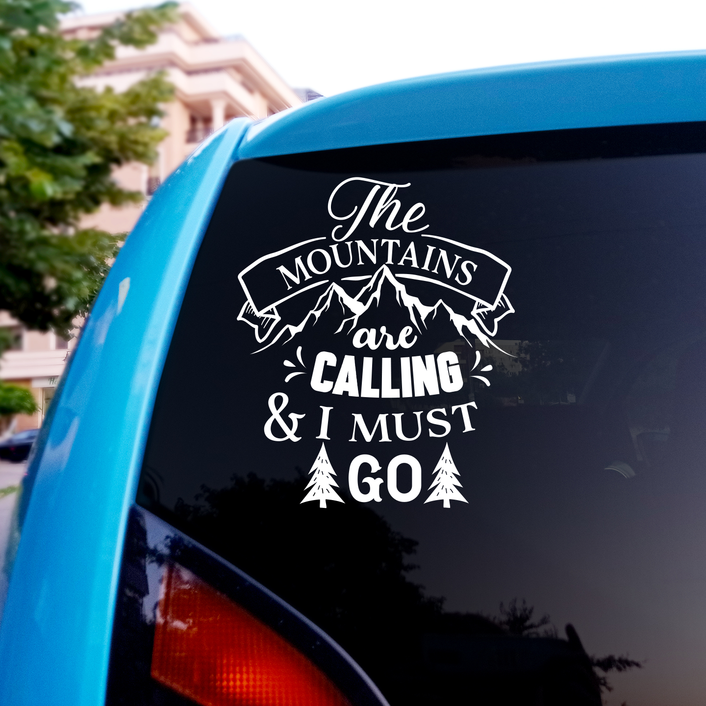 The Mountains Are Calling Sticker