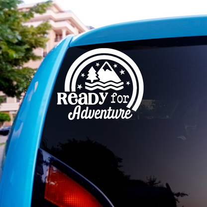 Ready For Adventure Sticker