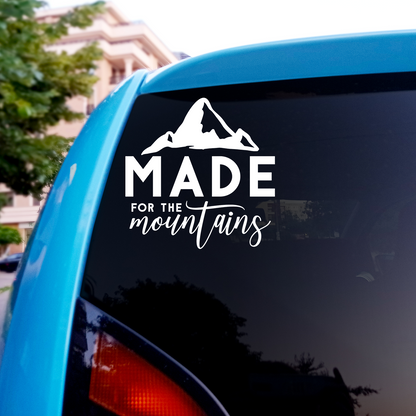 Made For The Mountains Sticker