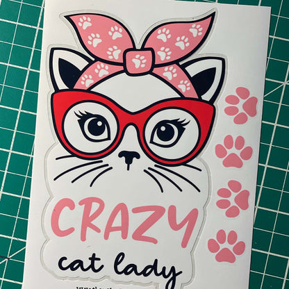 Crazy Cat Lady Sticker