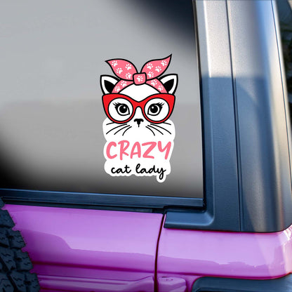 Crazy Cat Lady Sticker