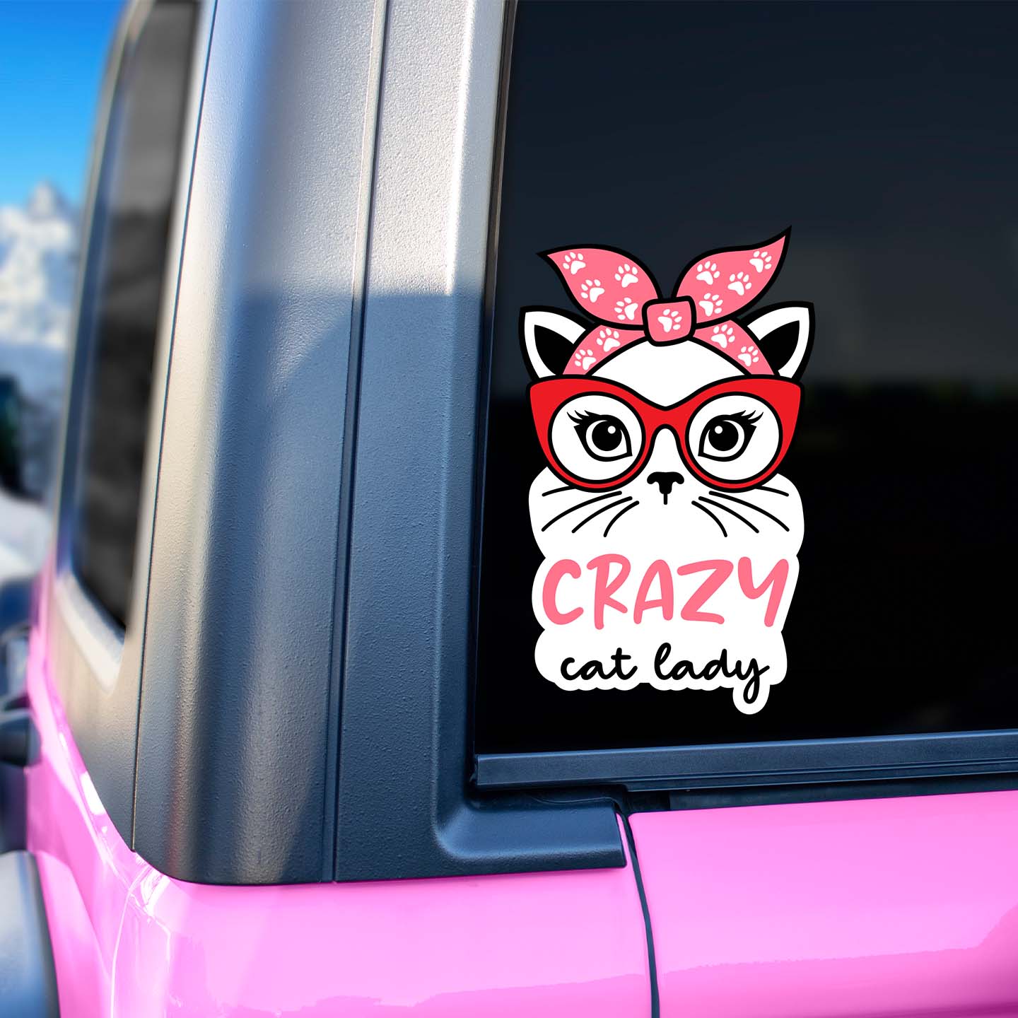 Crazy Cat Lady Sticker