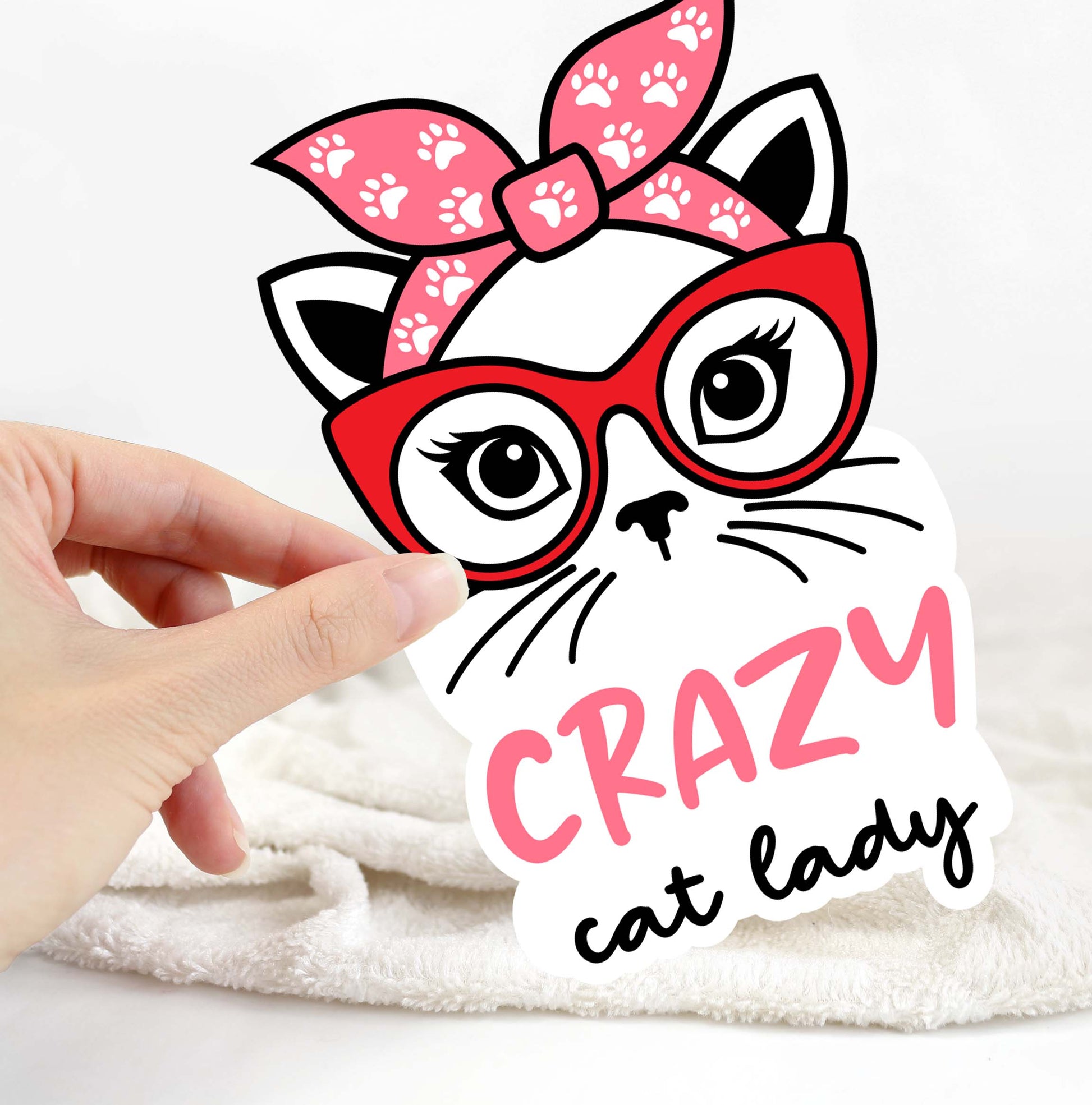 Crazy Cat Lady Sticker