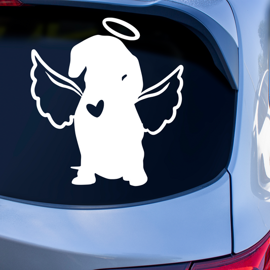 Dachshund With Angel Wings Sticker