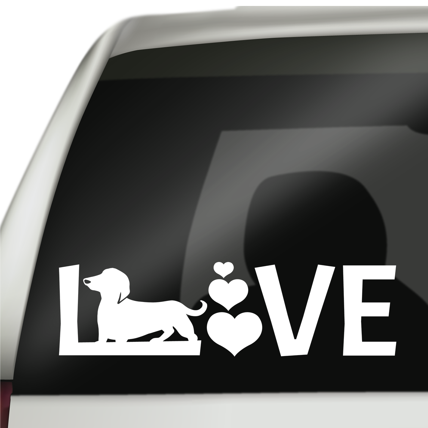 Love Dachshund Sticker