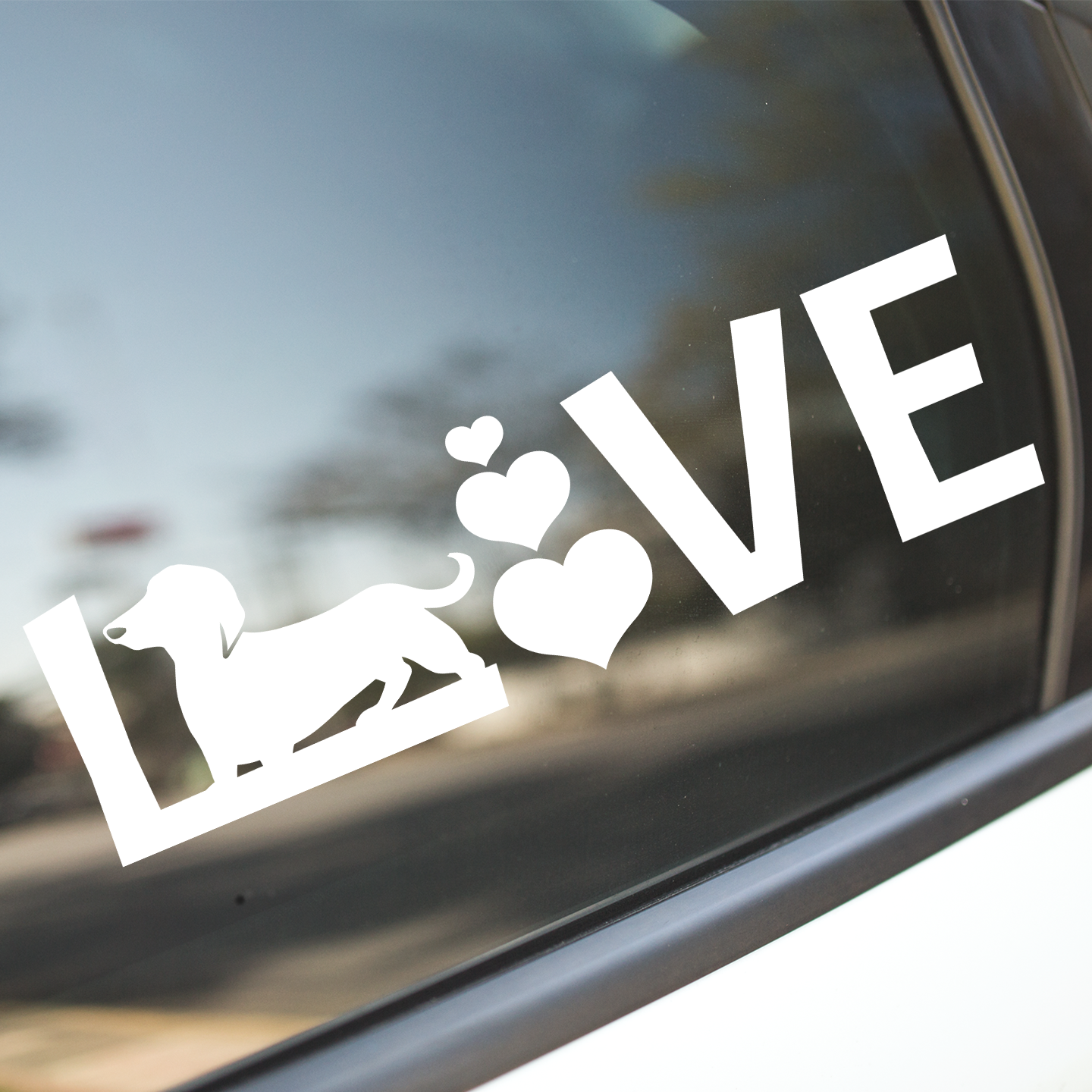 Love Dachshund Sticker