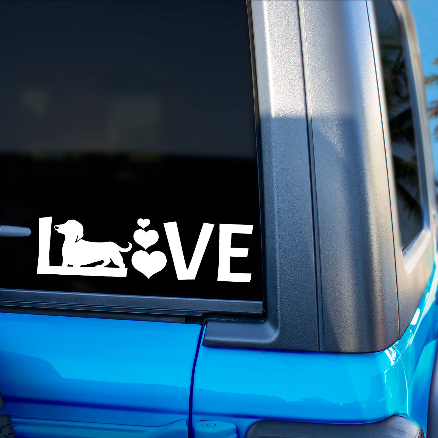 Love Dachshund Sticker