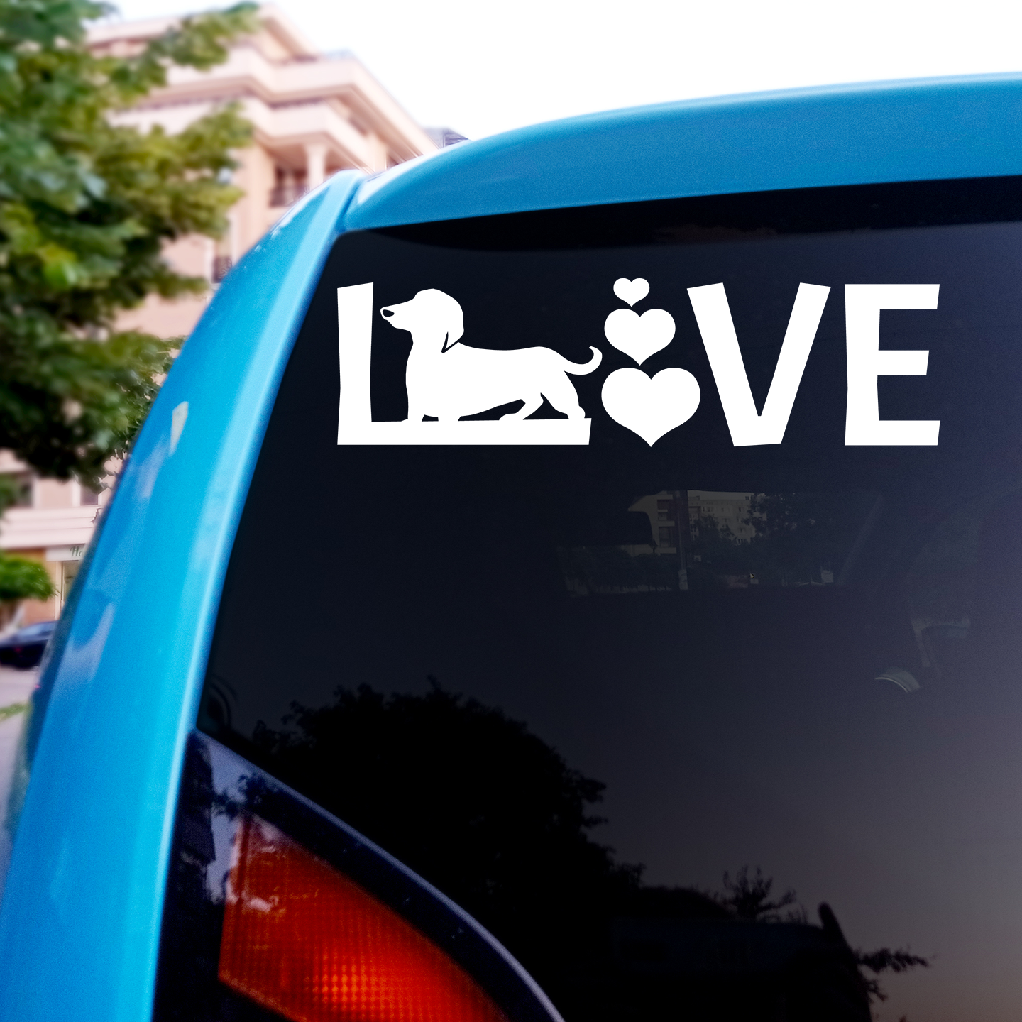 Love Dachshund Sticker