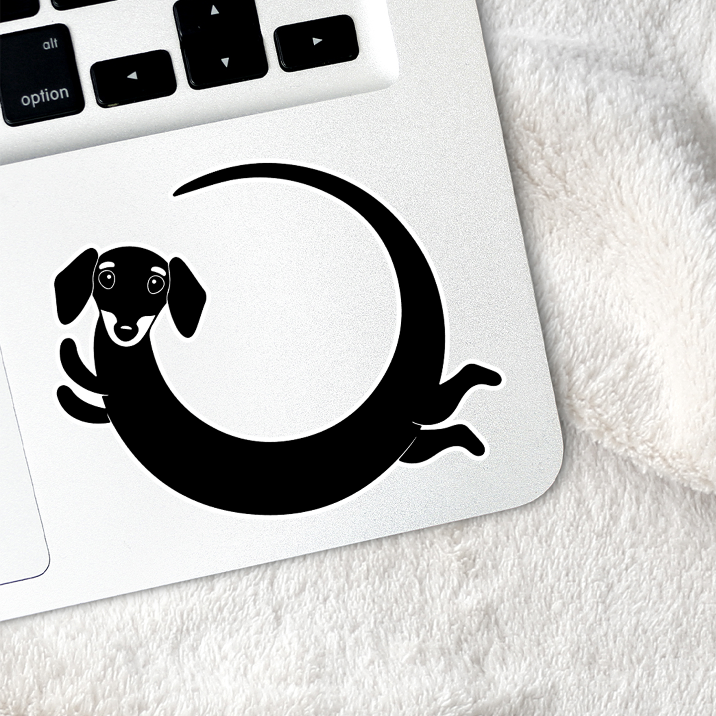 Dachshund Curve Sticker Sheet