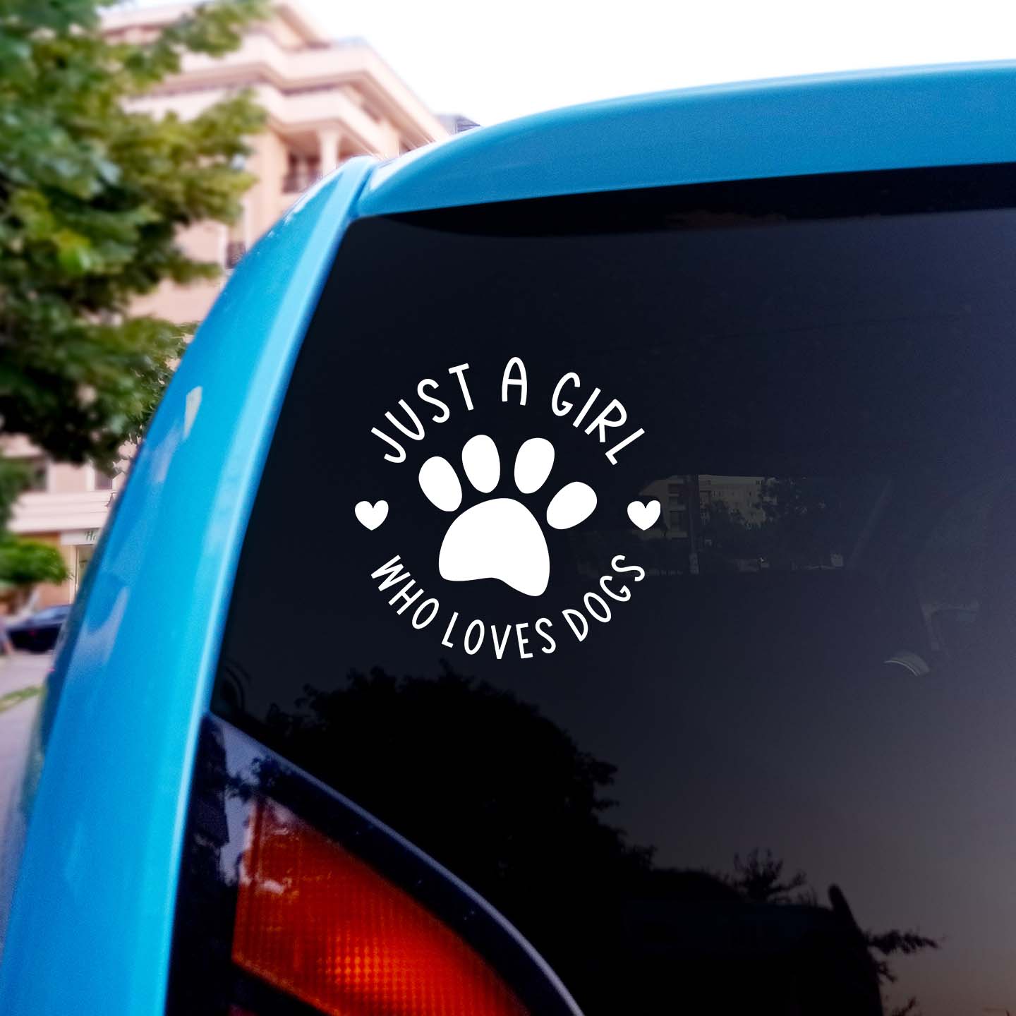 Just A Girl Who Loves Dogs Sticker