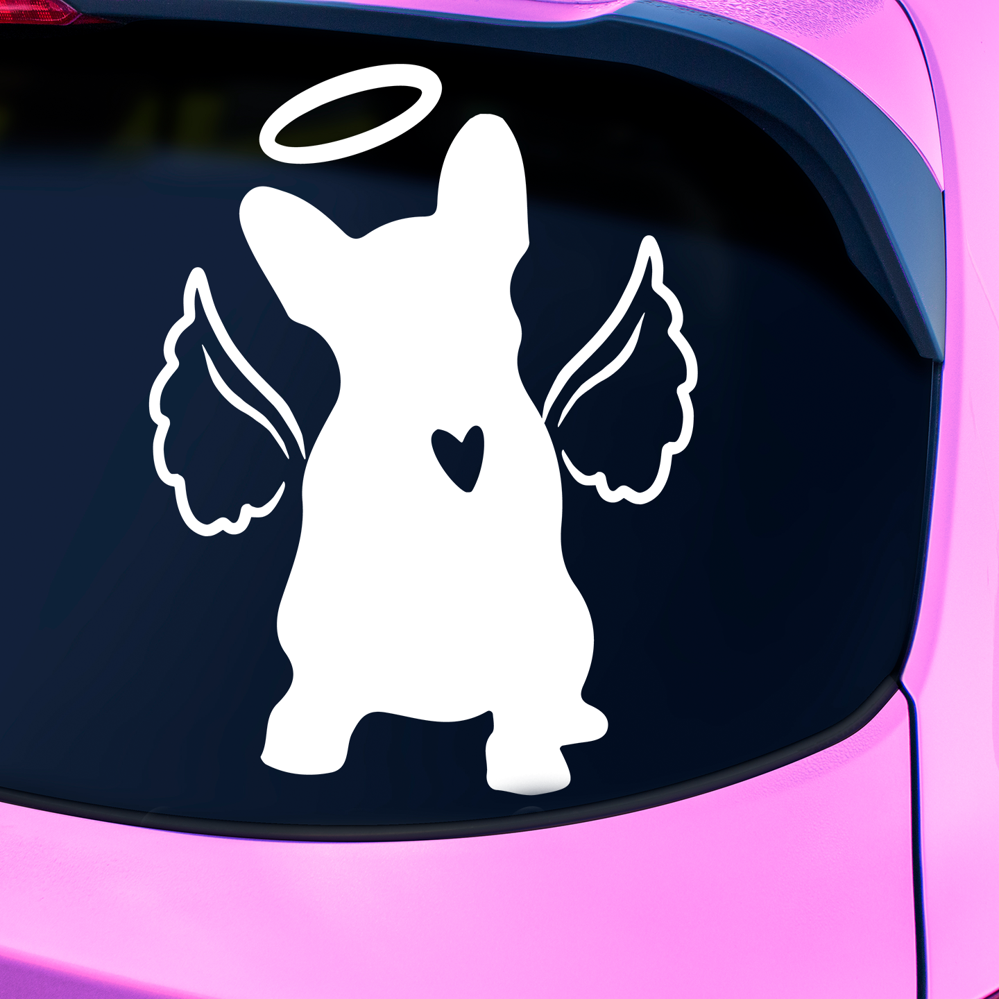 French Bulldog With Angel Wings Sticker