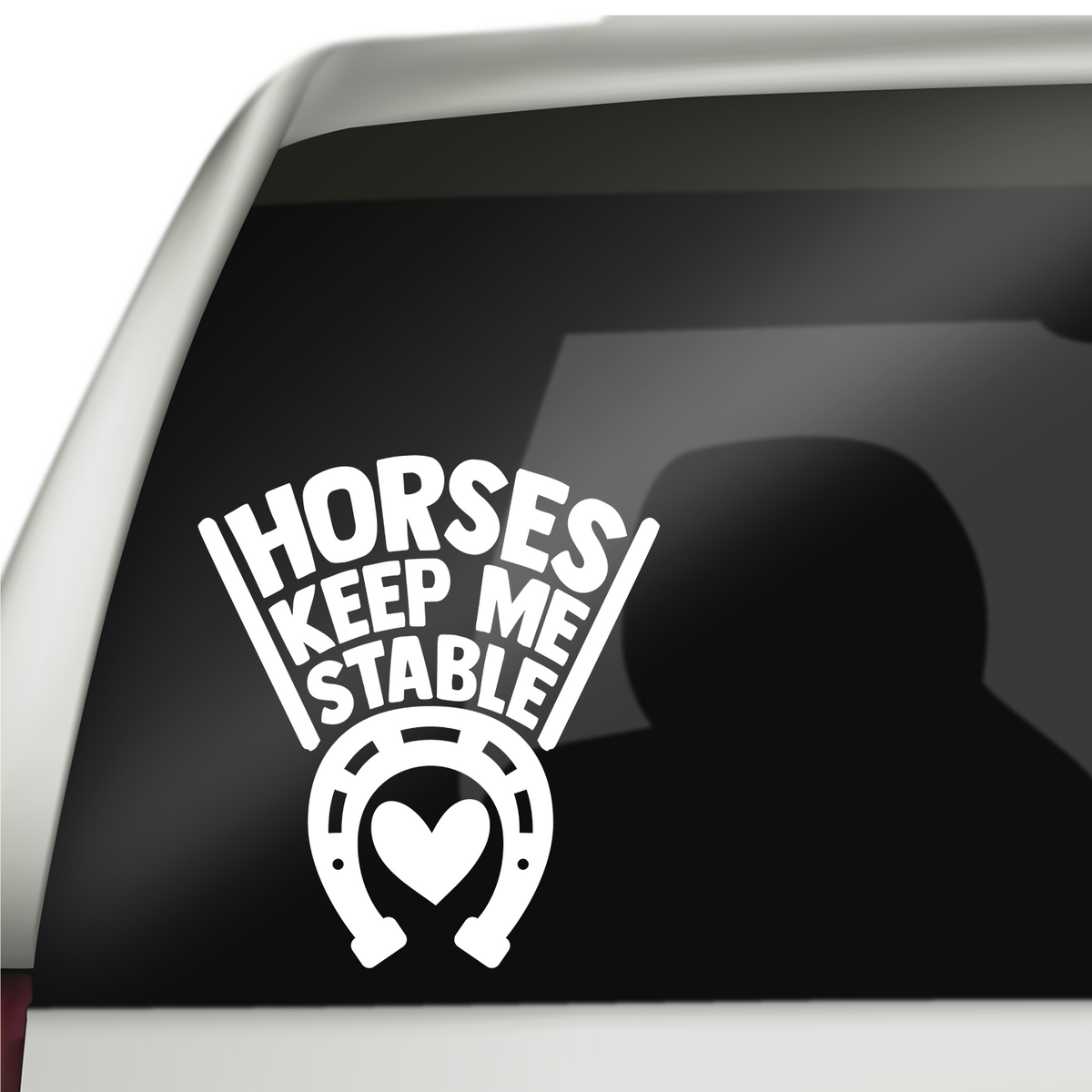 Stable Sticker Horses Keep Me Stable Sticker | Made In Tasmania – Pet Stickers Australia