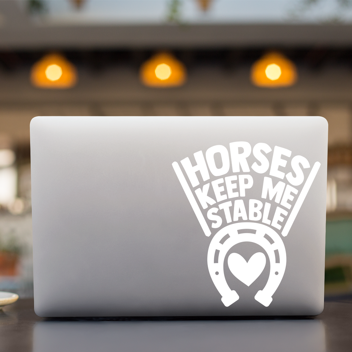 Stable Sticker Horses Keep Me Stable Sticker | Made In Tasmania – Pet Stickers Australia