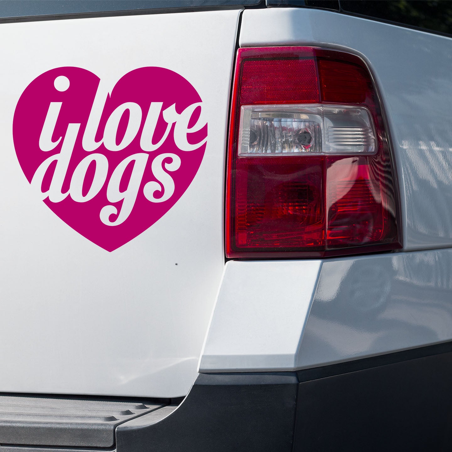 I Love Dogs Sticker