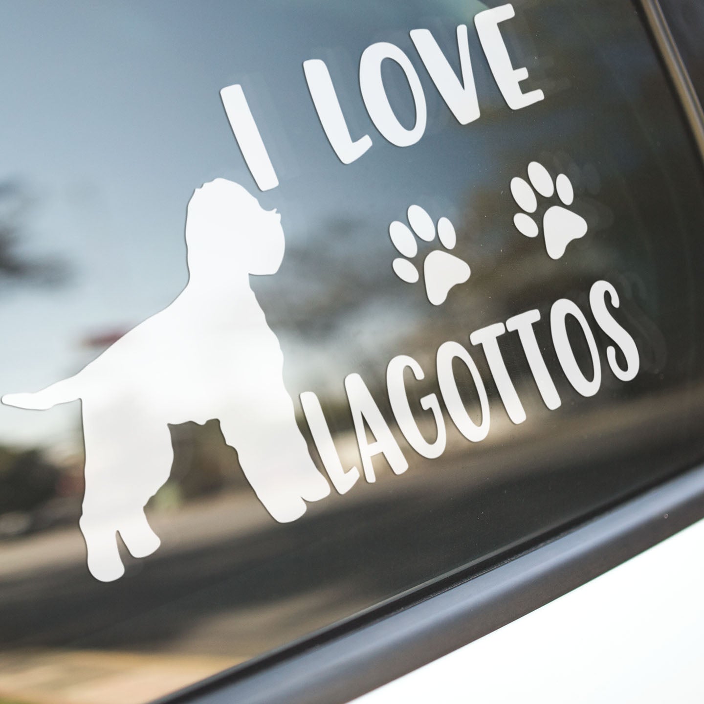I Love Lagottos Sticker