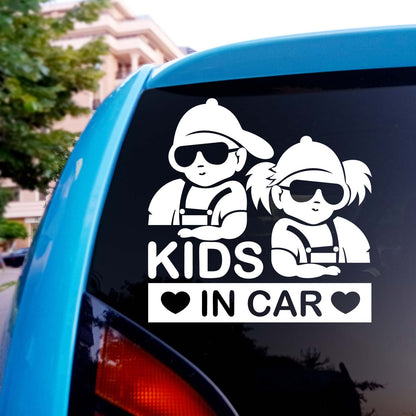 Kids In Car Sticker