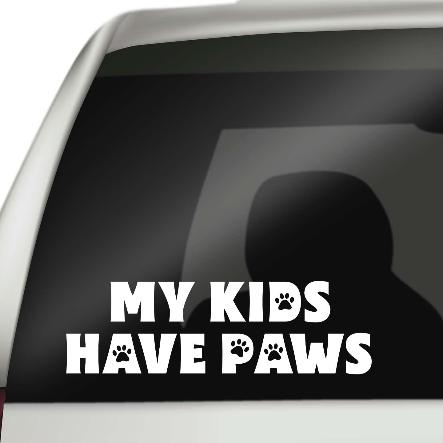 My Kids Have Paws Sticker