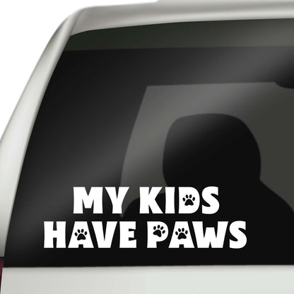 My Kids Have Paws Sticker