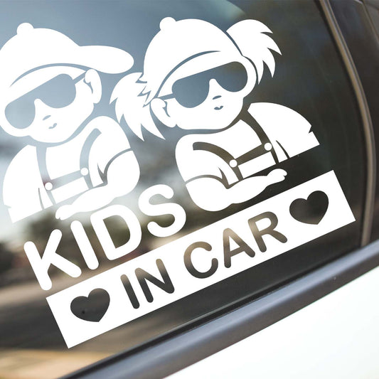 Kids In Car Sticker