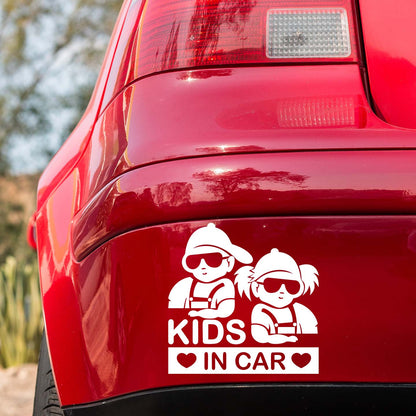 Kids In Car Sticker