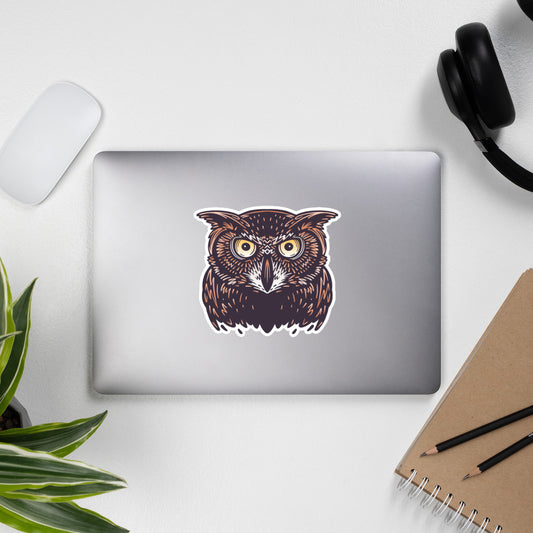 Owl Kiss Cut Sticker