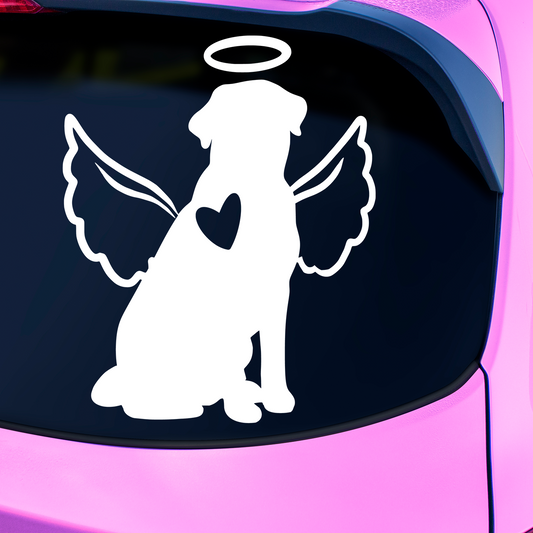 Labrador Retriever With Angel Wings Sticker