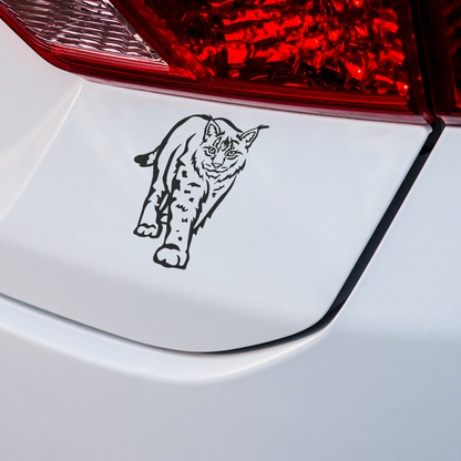 Lynx Wild Cat Prowling Sticker