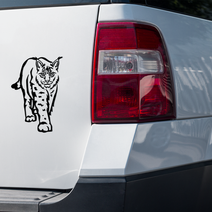 Lynx Wild Cat Prowling Sticker