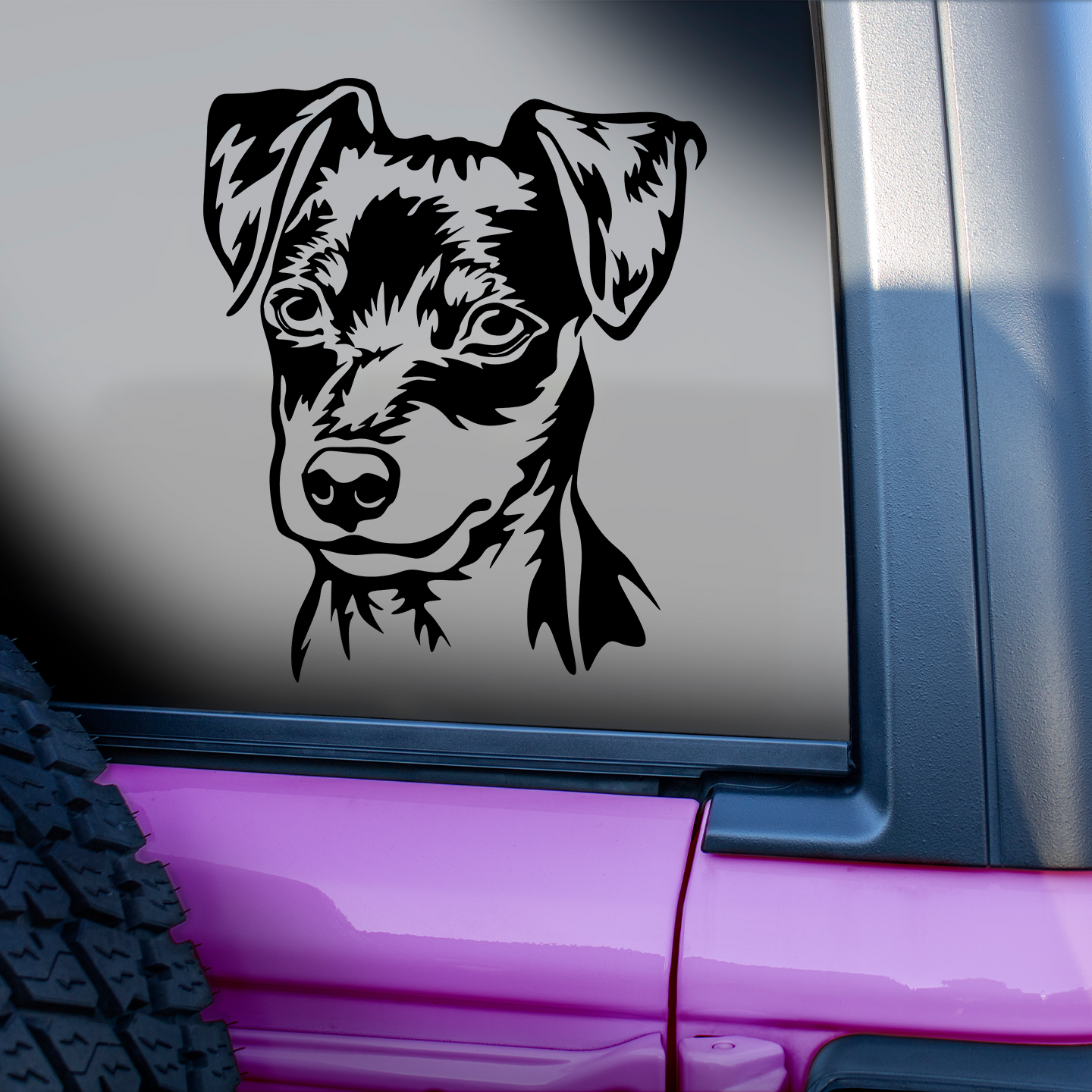 Miniature Pinscher Sticker | Dog Stickers For Cars Australia – Pet ...
