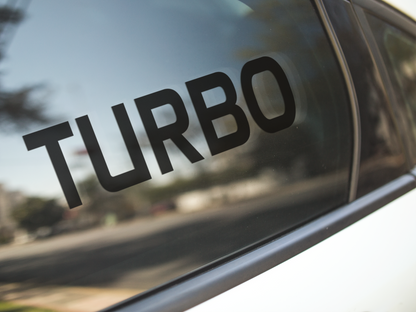 Turbo Sticker