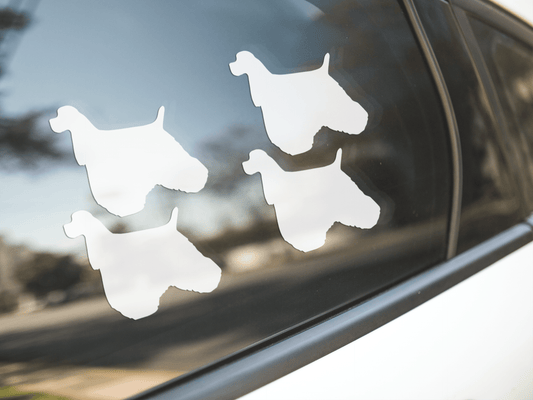 American Cocker Spaniel Dog Silhouette Stickers